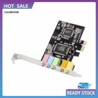 Cood PCI 32-bit Express x1 PCI-E 51ch CMI8738 Card âm thanh kỹ thuật số âm thanh nội bộ