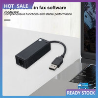 Cood Phần cứng bên ngoài Mặt số Modem Fax ngoài Usb tốc độ cao cho máy tính xách tay Modem quay số cắm và chạy đa năng để kết nối nhanh với Jack cắm điện thoại Đông Nam