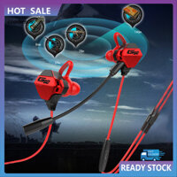 Cood Tai nghe có dây tiện dụng Phụ kiện âm thanh Tai nghe chơi game thể thao trong tai HiFi 35mm Chống sốc