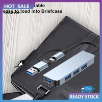 Cood Usb-c Docking Station Tản Nhiệt Docking Station Hub Usb-c 4 cổng tốc độ cao cho Macbook Plug and Play Docking Station để truyền dữ liệu nhanh với ổ đĩa Flash