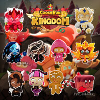 Cookie Run Kingdom Đồ chơi sang trọng Nhân vật hoạt hình Bánh quy gừng, Bánh quy mũi tên Caramel, Bánh quy sữa bóng Búp bê sang trọng tayenivn