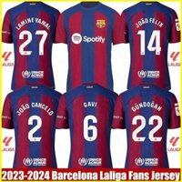 Cool 2023-2024 Home Yamal 02 03 04 05 06 Jersey Quần Short Tay Áo Thể Thao Plus Kích Thước Mới