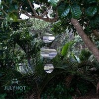 Cool Chuông gió bằng thép không gỉ Cối xay gió Kim loại Spinner xoắn ốc Máy quay gió cho sân vườn Trang trí sân cỏ xoay Chuông gió Đồ trang trí vn