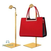 Cool Có Thể Điều Chỉnh Đánh Bóng Vàng / Bạc Túi Treo Túi Xách Kệ Trưng Bày Đứng Ví Túi Xách Giá Đỡ Sắp Xếp Đứng Lưu Trữ vn