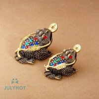 Cool Phong Thủy cóc Tiền May Mắn Tài lộc Trung Quốc Ếch cóc Đồng xu Trang trí văn phòng tại nhà Quà tặng may mắn Đồ trang trí để bàn vn