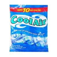 CoolAir - Túi 100 viên tặng thêm 10 viên Singum Cool Air Hương Bạc Hà Gói 319g -xukakidsshop