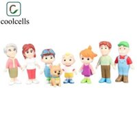 Coolcells Anime Cocomelon Tượng Cho Trẻ Em Máy Tính Để Bàn Đồ Trang Trí Đồ Chơi Mô Hình Họ Chị Em Anh Em Bé Bộ Sưu Tập Mô Hình