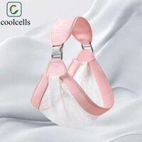 Coolcells Baby Carrier Swaddle, Cotton Có Thể Điều Chỉnh Dây Đeo Cho Bé, An Toàn Một Vai Thoáng Khí Nhẹ Cho Trẻ Sơ Sinh Túi Kangaroo Sơ Sinh
