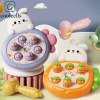 Coolcells Baby Whack-a-mole Đồ chơi Thỏ tương tác đáng yêu Học tập bằng nhựa Nhận thức Đồ chơi cha mẹ và con cái Montessori Trò chơi búa