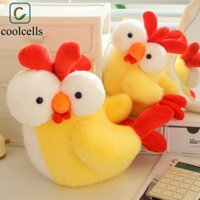 Coolcells Đồ chơi nhồi bông gà, Gối mềm hình gà thực tế, Trang trí nội thất Thú nhồi bông mềm Mô phỏng động vật Gà con Búp bê nhồi bông Đồ chơi trẻ em