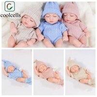 Coolcells Đồ chơi tái sinh cho bé, Búp bê tái sinh bằng silicon Vinyl chống thấm nước Mini, Cảm ứng mềm mại thực sự mềm mại như thật Búp bê Bebe silicon cho trẻ mới biết đi