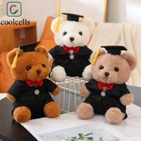 Coolcells Doctor Cap Búp bê gấu tốt nghiệp, có mũ bác sĩ Đồ chơi nhồi bông gấu độc thân Đồ chơi sang trọng, Ngồi hoạt hình 23cm Búp bê mềm Đồ chơi sang trọng Đồ chơi dự tiệc