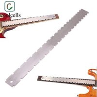 Coolcells Thước kẻ đàn Guitar, Thước kẻ sọc cổ cạnh thẳng bằng thép không gỉ, Phụ kiện đàn Guitar Dụng cụ âm nhạc có độ chính xác cao