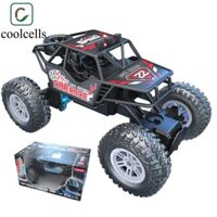 Coolcells Xe địa hình điều khiển từ xa, có đèn có thể sạc lại Đồ chơi điều khiển từ xa ô tô, Đồ chơi xe tải địa hình Bánh xe cao su chống nước 2.4GHz Đồ chơi địa hình dành cho trẻ mới biết đi