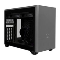 Cooler Master MasterBox NR200P Max Case – Black Grey, SFF,  850W Gold PSU, 280mm AIO Water Cooling, Tempered Glass