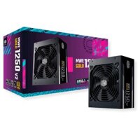 Cooler Master MWE Gold 1250 V2 ATX3.1 Fully Modular PSU – 1250W, 80+ Gold, Quiet 140mm FDB Fan, 2 EPS Connectors, High Temperature Resilience