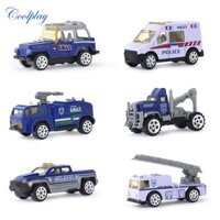 Coolplay Set 6 xe mô hình đồ chơi thú vị cho các bé