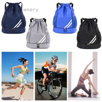 Cools Thể Thao Ba Lô Bóng Rổ Ngoài Trời Chống Thấm Nước Bơi Thể Dục Túi Dây Rút Có Ngăn Giày