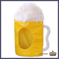 Coonn Cho Sáng Tạo Nhật Bản Ngộ nghĩnh Cốc Cơm Vàng Bia Sang Trọng Nón Đồ Chơi Hoạt Hình Full Mũ Đội Đầu Cosplay Trang Phục Lạ Mắt Dre