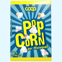 COOP -- Hộp 240g / 3 gói -- BẮP NỔ (BỎNG NGÔ) BẰNG LÒ VI SÓNG / Ý / Microwave Popcorn