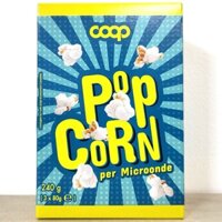 COOP (Hộp 240g / 3 gói) BẮP NỔ (BỎNG NGÔ) BẰNG LÒ VI SÓNG Microwave Popcorn