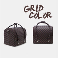 Cốp da đựng đồ trang điểm makeup nail. Cốp da xách tay đựng đồ đa năng MS 00090 [ TIME MAKE UP ]