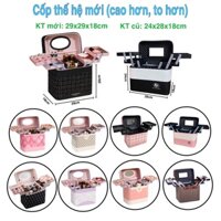 Cốp đa năng đựng đồ trang điểm, nối mi, nail, phun săm đủ màu (dụng cụ nối mi)