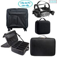 Cốp da, túi da PU cao cấp đựng đồ mỹ phẩm, nail, phun xăm, đồ dùng cá nhân đủ loại