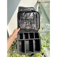 cốp đựng đồ make up cá nhân đen - hồng