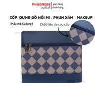 Cốp đựng đồ mi móng nail phun xăm makeup trang điểm cá nhân chuyên nghiệp 2 tầng phong cách dễ thương