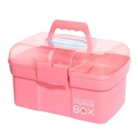 Cốp đựng đồ nail chuyên dụng Hồng Baby