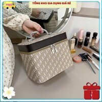 Cốp đựng đồ trang điểm mỹ phẩm có quai xách hàng cứng cáp, Hộp đựng đồ cá nhân siêu sịn
