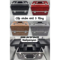 Cốp nhôm nhũ kim sa 3 tầng cao cấp