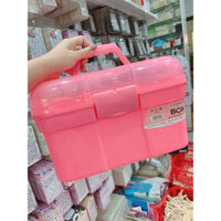 cốp nhựa nail mi make úp xinh màu hồng giá rẻ