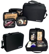 Cốp Trang Điểm Cá Nhân Bằng Vải BOXSW Kèm 4 Túi PVC