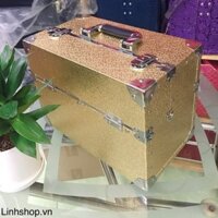 Cốp trang điểm, phun xăm chuyên nghiệp màu vàng gold