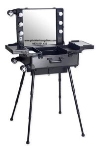 Cốp Trang Điểm Vali Có Đèn Và 4 Chân