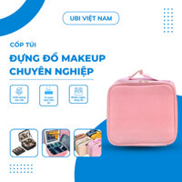 Cốp Túi Đựng Đồ Trang Điểm Cá Nhân Nhỏ Gọn Kèm Gương Đèn Tiện Dụng Có Quai Xách Chắc Chắn
