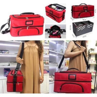 Cốp vải ngang 3 tầng đựng đồ nails, mi, make up