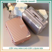 Cốp vali đựng đồ trang điểm du lịch cao cấp, hộp vali mini đựng mỹ phẩm cá nhân