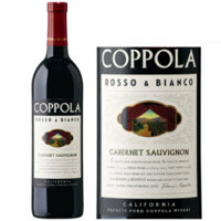 Coppola Rosso & Bianco Cabernet Sauvignon – vang đỏ California chai 750 ml x 6 chai với 14,1%vol