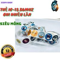 [COPY và GHI]  COMBO 10 chiếc Thẻ từ Dán RFID 13.56MHZ Siêu Mỏng - Thẻ Mifare- Sticker RFID 13.56Mhz Dành Cho Sao Chép