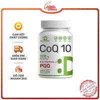 Coq10 Chống Lão H Óa T Ế Bào Cải Thiện Sức Khỏe Tim Mạch Deal Supplement Coq10 200mg Pqq 200mcg 240 Viên