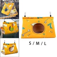 Coral Hideaway Hut Mùa đông ấm áp Nhà chim treo cá rô Hut treo lồng chim cá rô cho vẹt đuôi dài