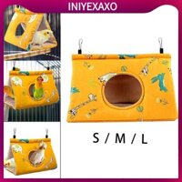 Coral Hideaway Hut Mùa đông ấm áp Nhà chim treo cá rô Hut treo lồng chim cá rô cho vẹt đuôi dài