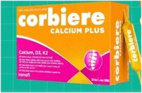Corbiere Calcium Plus Sanofi 10 ML hỗ trợ tăng cường hấp thu canxi, cho xương chắc khỏe (Hộp 30 ống)