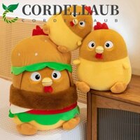 Cordellaub Búp Bê Gà Con Ném Gối, Hoạt Hình Gà Clooney Gà Con Burger Đồ Chơi Sang Trọng, Mô Phỏng Vui Nhộn Bessie Mềm Gà Con Jellycats Gà Sang Trọng Búp Bê Quà Tặng Sinh Nhật