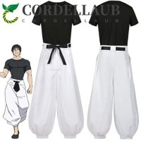 Cordellaub Toji Fushiguro Trang Phục Hóa Trang, Anime Jujutsu Kaisen Tóc Giả Ngắn Jujutsu Kaisen Trang Phục Hóa Trang, Đồng Phục Thời Trang Thoáng Mát Đen Kaisen Trang Phục Hóa Trang Người Lớn