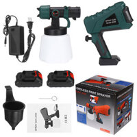 Cordless Paint Sprayer Electric Powerful Spray Gun with 3 Spray Patterns Adjustable Valve Knob for Painting Fit Makiita