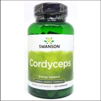 Cordyceps 600mg Viên Uống Đông Trùng Hạ Thảo Swanson Cordyceps 600mg 120 viên